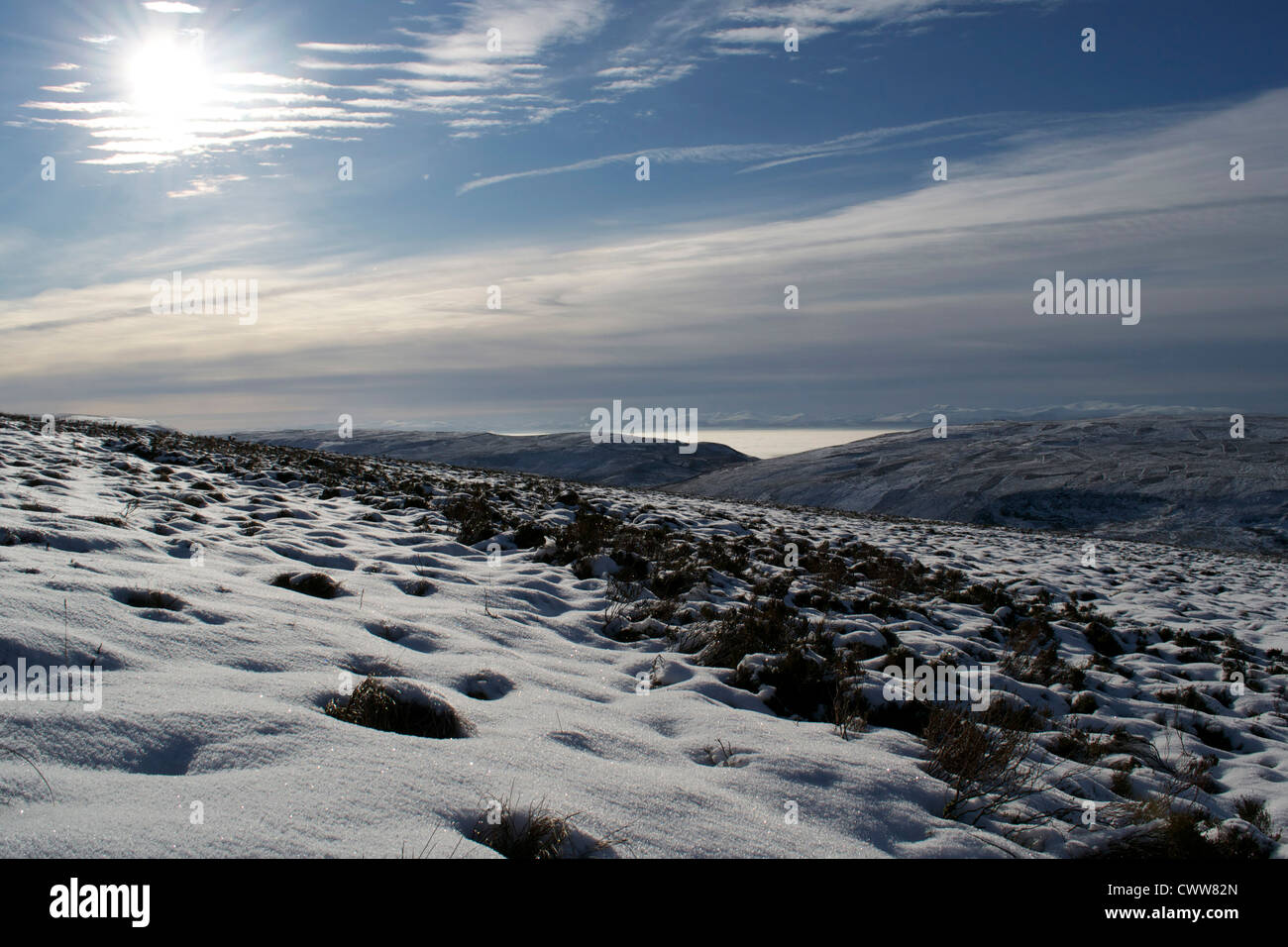 Cumbria aus Mitte oben, Geltsdale Stockfoto