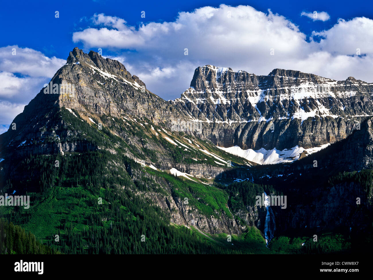 Schöne Gletscher-Nationalpark in nordwestlichen Montana. Stockfoto