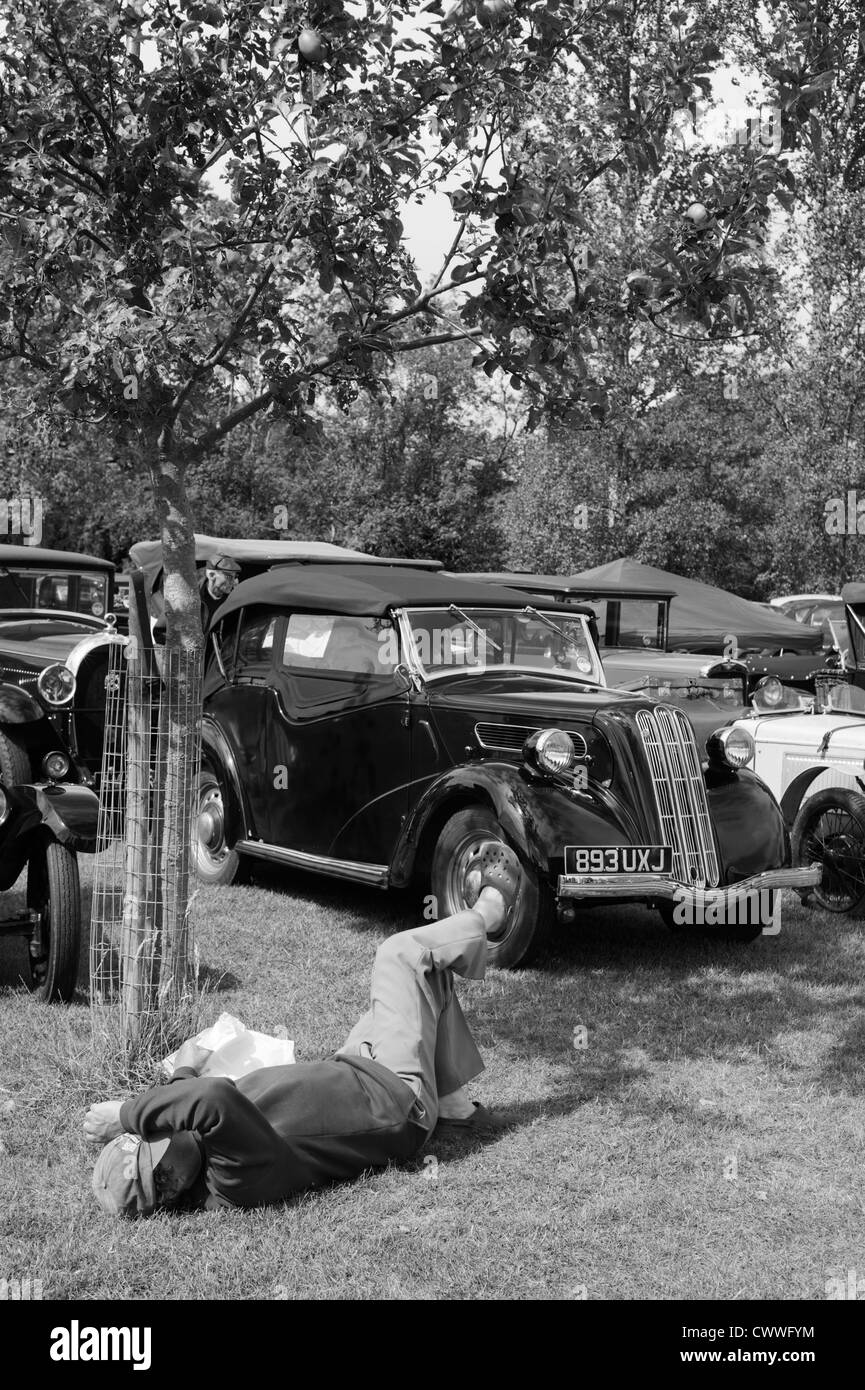Oldtimer bei einem VSCC Event in Prescott, Gloucestershire, UK Stockfoto