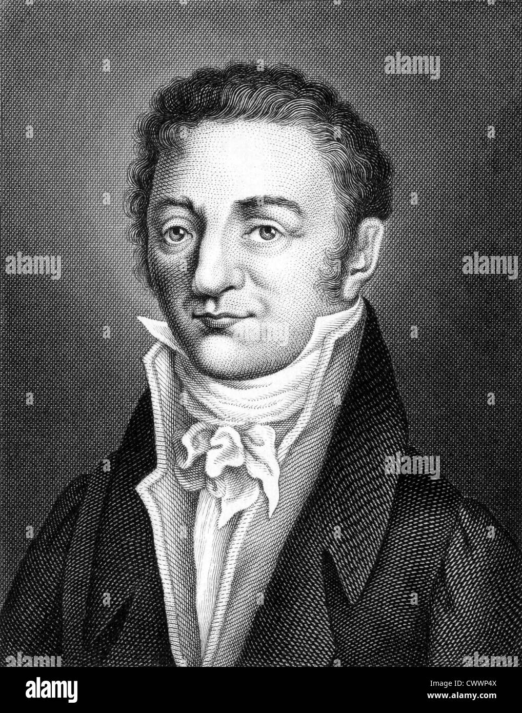 Joseph Louis Gay-Lussac (1778-1850) auf Kupferstich aus dem Jahr 1859. Französischer Chemiker und Physiker. Stockfoto
