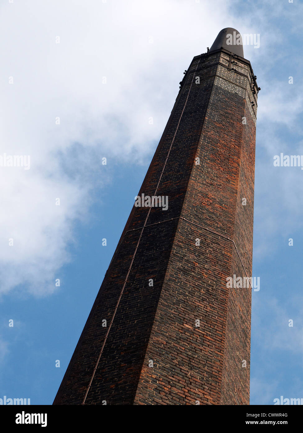 Macintosh-Mühlen Schornstein in Manchester UK Stockfoto