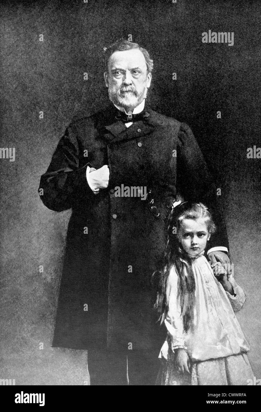 Louis Pasteur (1822-1895) auf antiken Druck aus dem Jahre 1899.  Französischer Chemiker und Mikrobiologe. Stockfoto