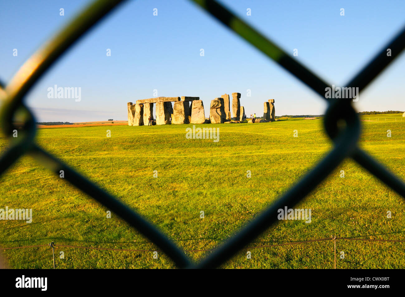 Stonehenge, UNESCO-Weltkulturerbe, Wiltshire, England, Vereinigtes Königreich Stockfoto
