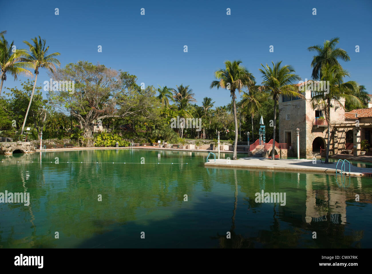 VENETIAN POOL SCHWIMMBAD CORAL GABLES MIAMI FLORIDA USA Stockfoto