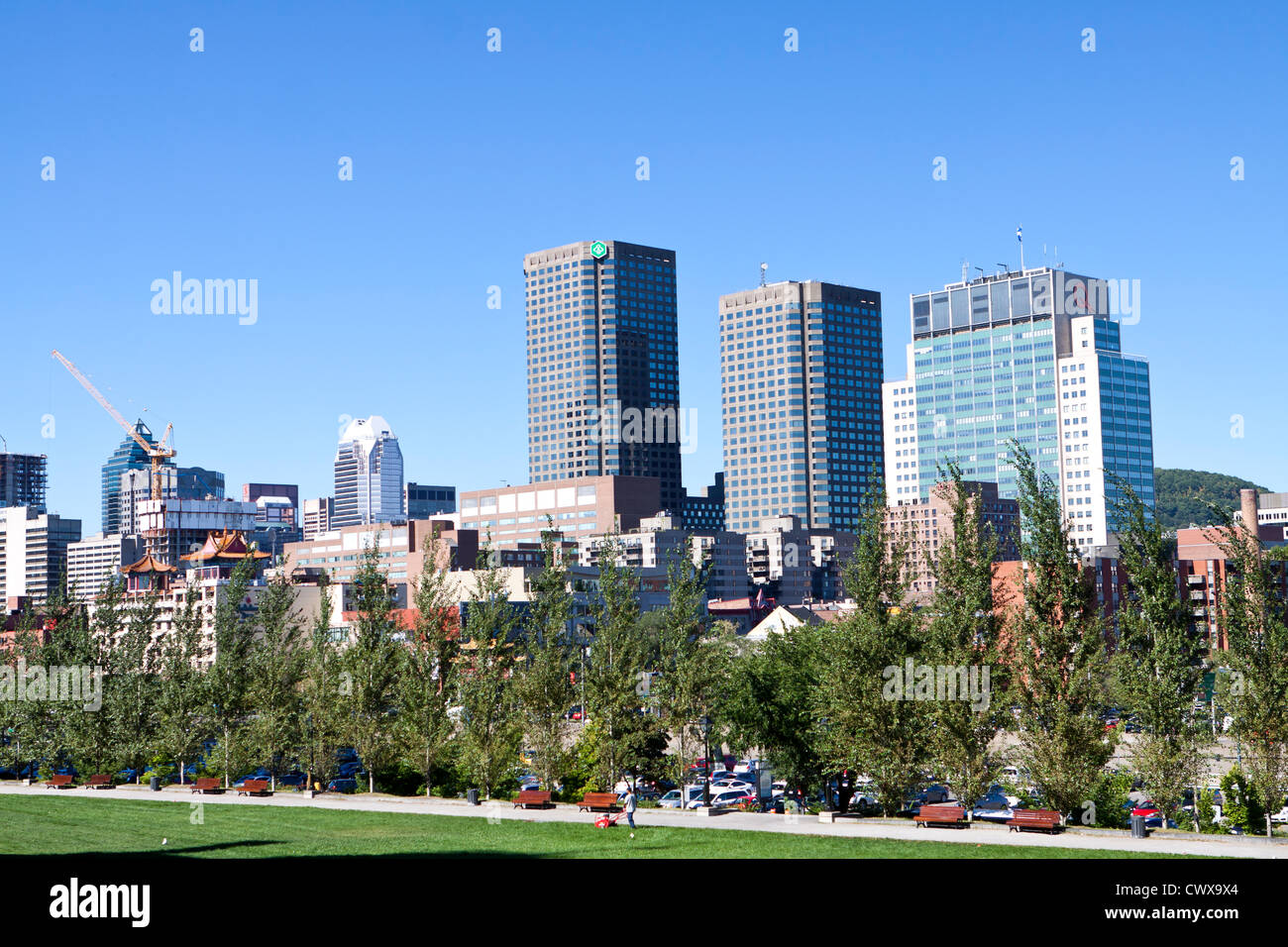 Die Innenstadt von Montreal Stockfoto