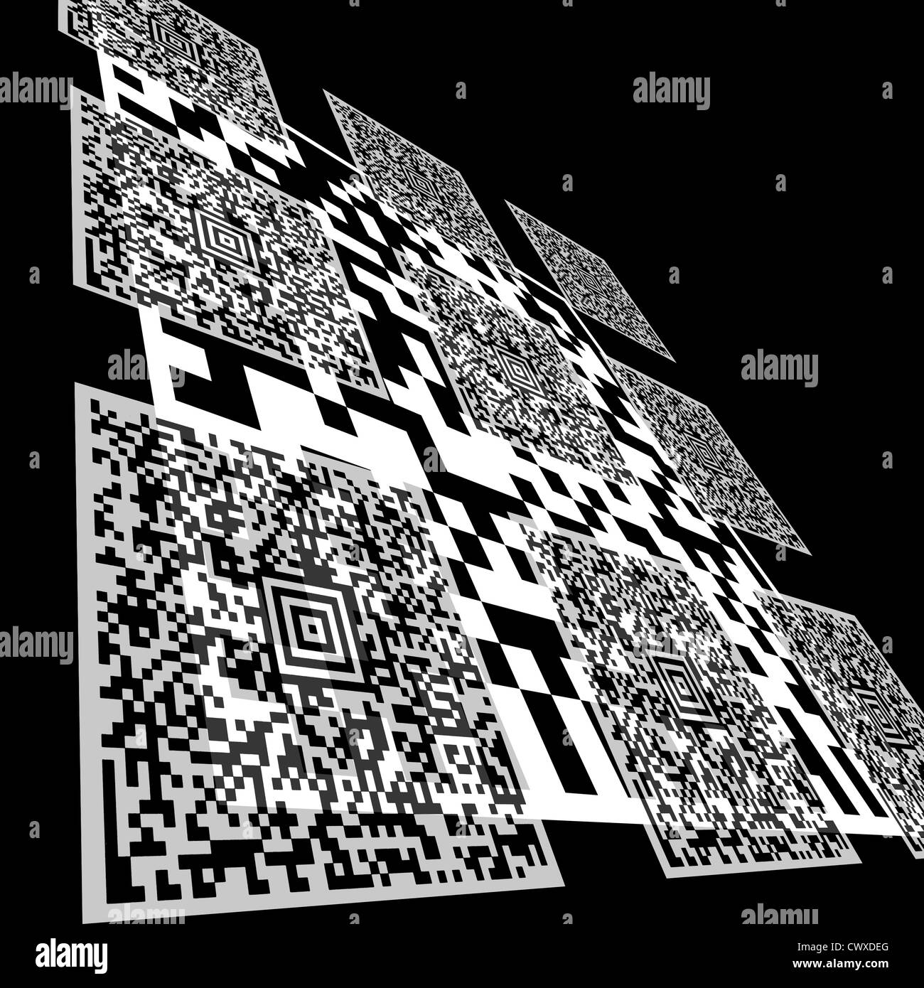 Barcode-Hintergrund. Stockfoto