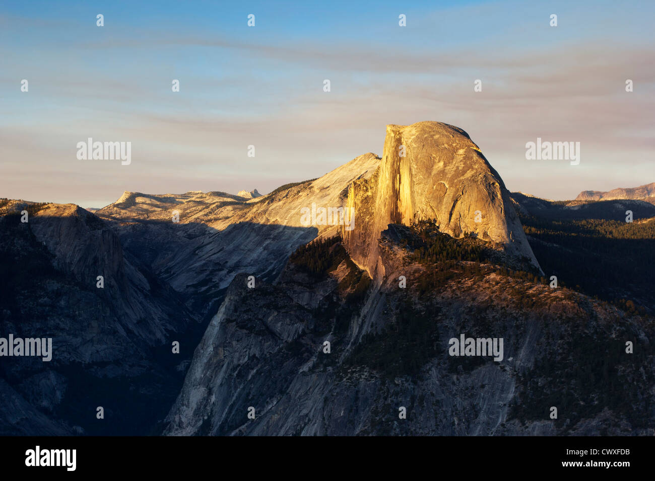 Half Dome, Yosemite-Nationalpark Stockfoto
