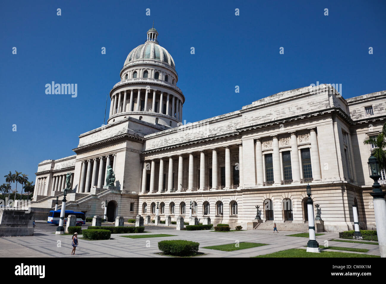 Die atemberaubende El Capitolio in Havanna Gebäude ist ein wunderbares Wahrzeichen. Stockfoto