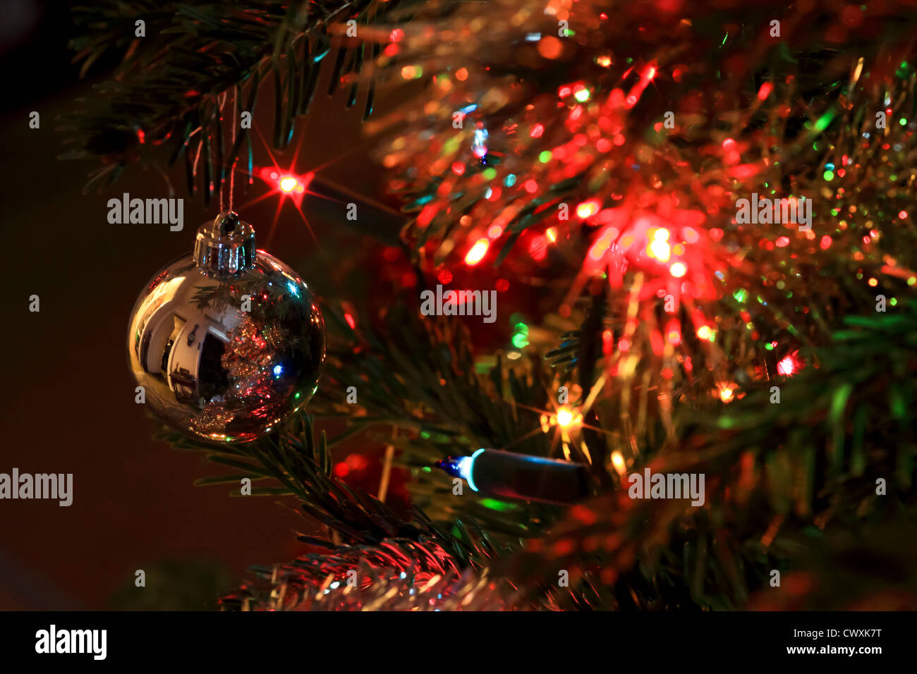 8062 Weihnachtsschmuck, UK Stockfoto