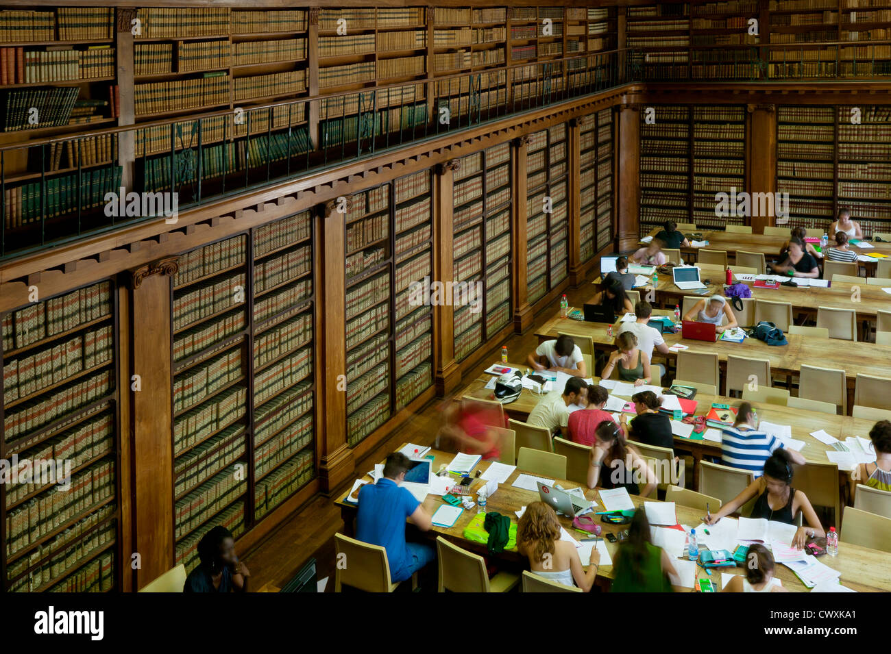 Bibliothek der Medizin Universität von Montpellier, Languedoc Roussillon, Frankreich Stockfoto