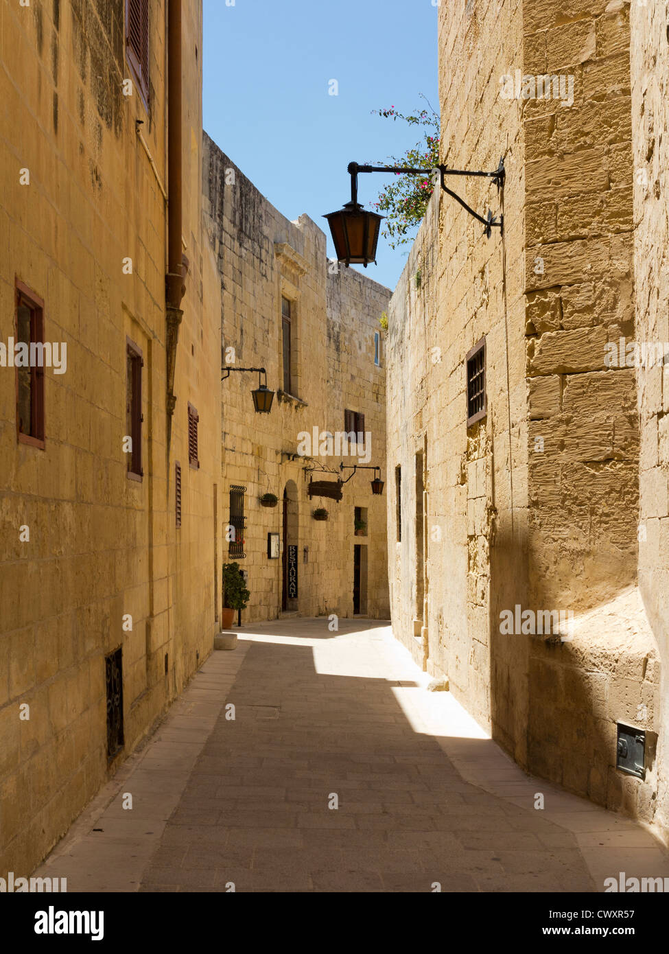 Maltesische Architektur, die auf den Straßen der Insel Malta, Mittelmeer Stockfoto