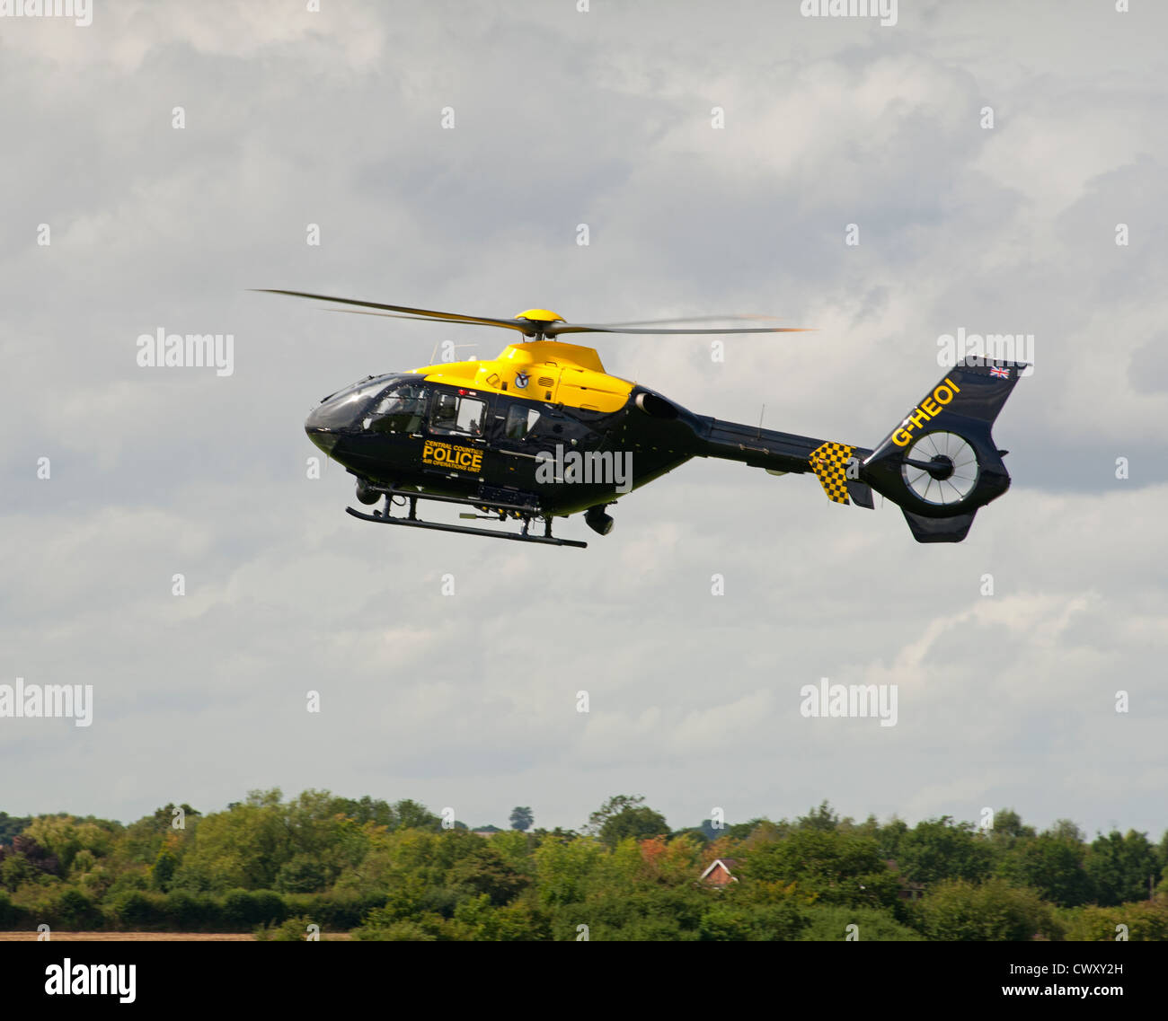 Eurocopter EC135P2, G-HEOI, betrieben von West Mercia und Staffordshire Polizei Wolverhamptom.  SCO 8370 Stockfoto