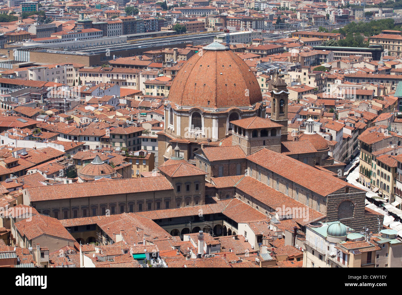 Basilica di San Lorenzo, Florenz, Italien Stockfotografie Alamy