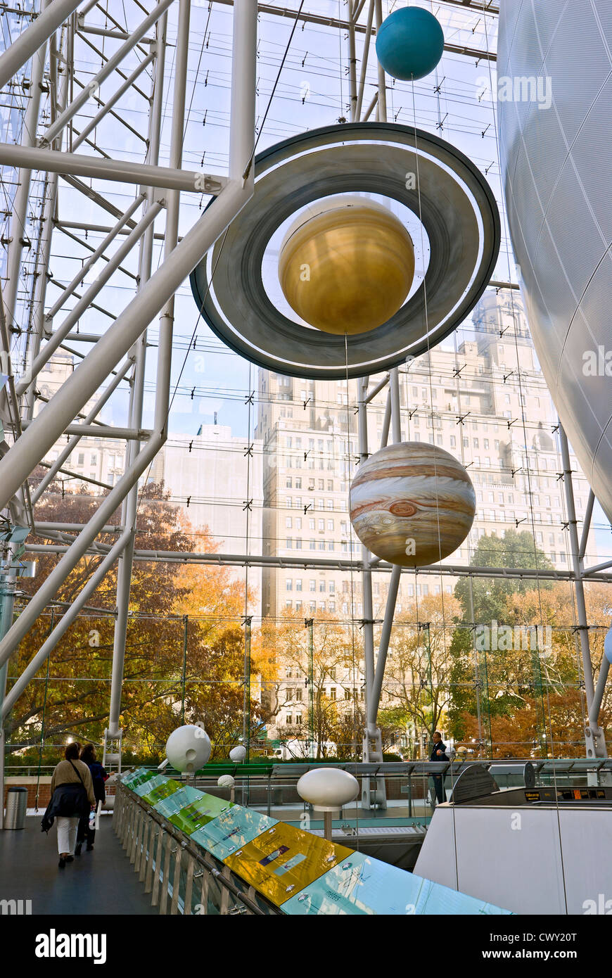American Museum of Natural History, Rose Center for Earth and Space in New York City. Stockfoto
