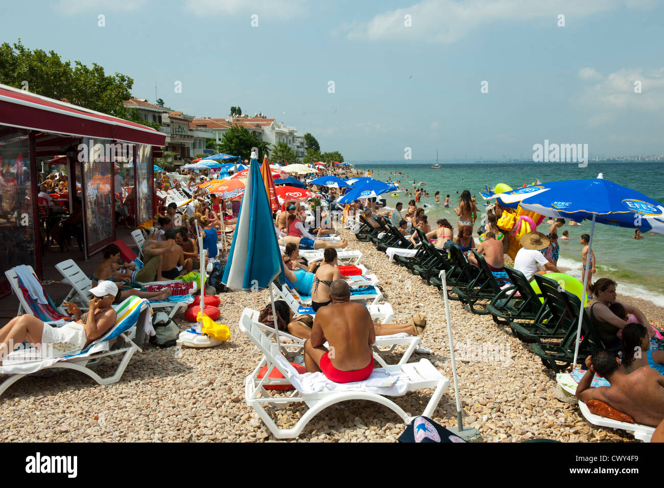 Ägypten, Istanbul, Prinzeninseln (Türk. Adalar) Im Marmarameer, Kinaliada ist Die Viertgrösste Insel. Stockfoto