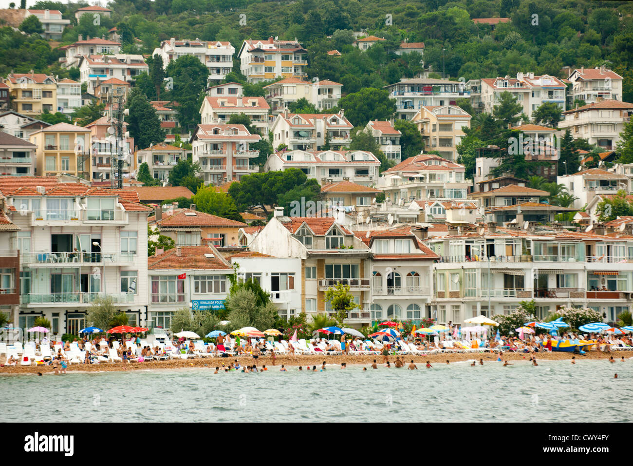 Ägypten, Istanbul, Prinzeninseln (Türk. Adalar) Im Marmarameer, Kinaliada ist Die Viertgrösste der Inseln. Stockfoto