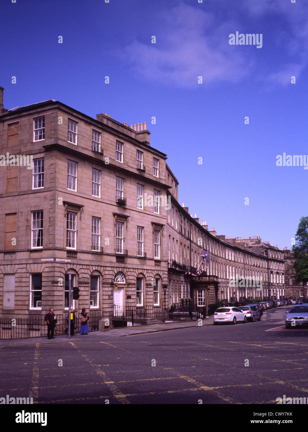 Abercromby Ort, neue Stadt, Edinburgh, Scotland, UK Stockfoto