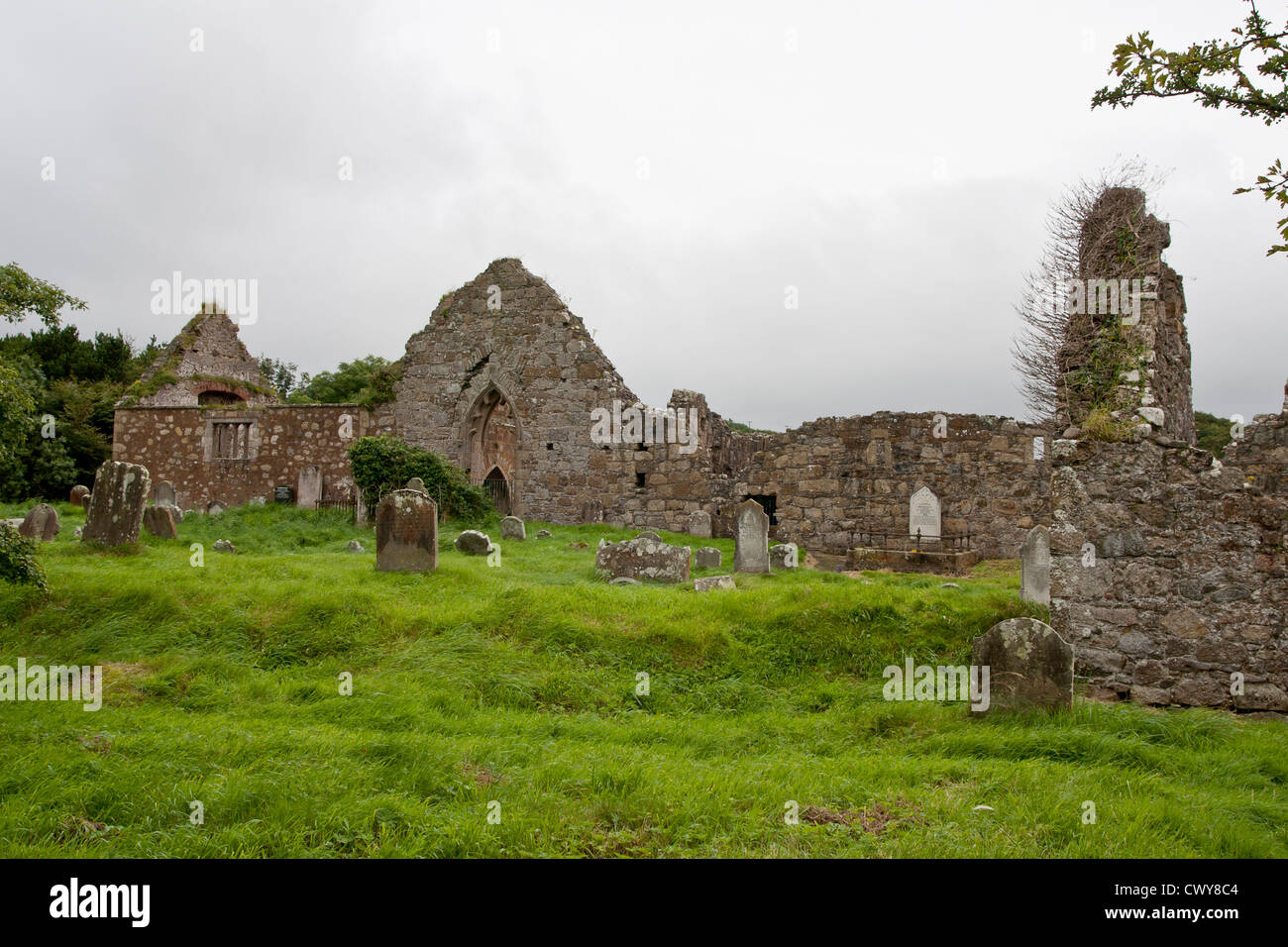 Bonamargy Kloster in der Nähe von Ballycastle an der nördlichen Küste von County Antrim Nordirland Stockfoto