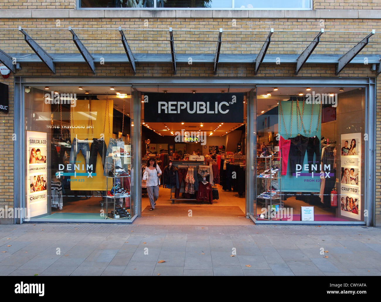 Republik-Shop, Swindon, Stockfoto