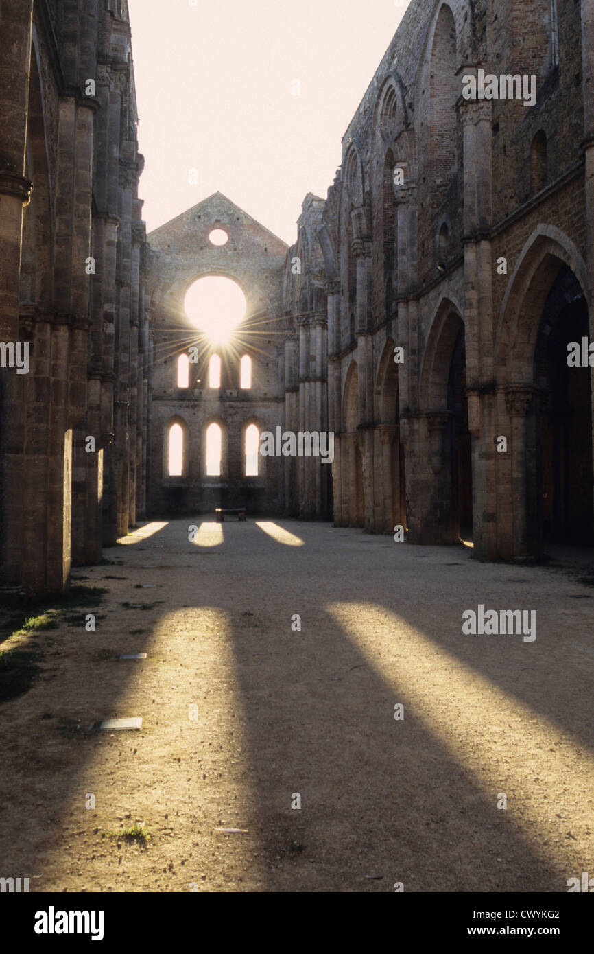 San Galgano, Siena Provinz, Toskana, Italien Stockfoto