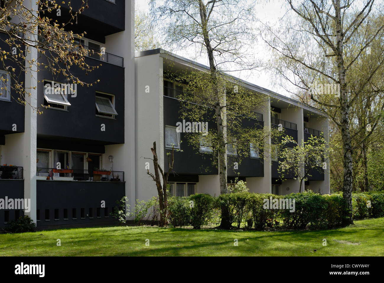 Wohn Stadthäuser in Berlin Tiergarten, Deutschland Stockfoto