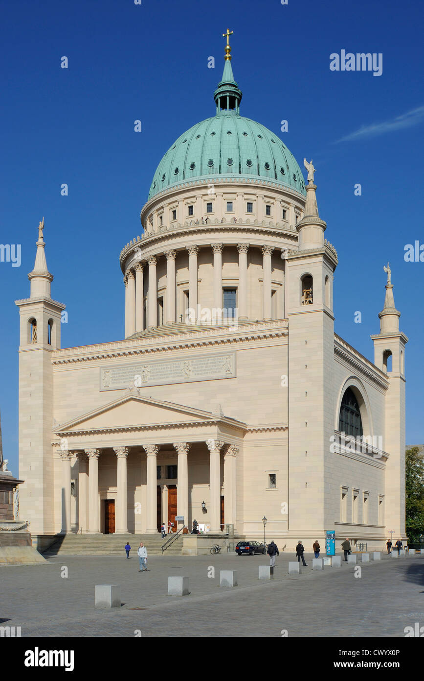 St.-Nikolaus Kirche am Alter Markt, Potsdam, Deutschland Stockfoto