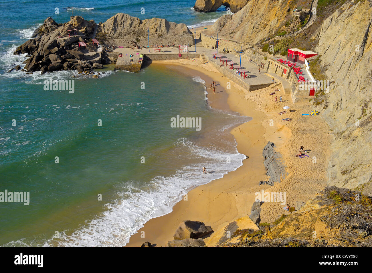 Santacruz, Praia Formosa, Torres Vedras, Portugal, Europa Stockfoto
