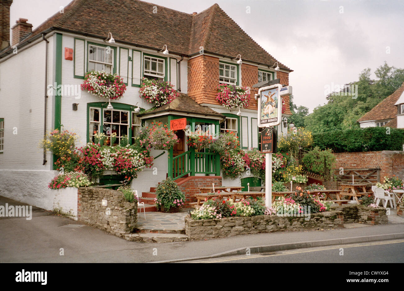 Der fröhliche Bauer, englischer Pub, Surrey Stockfoto