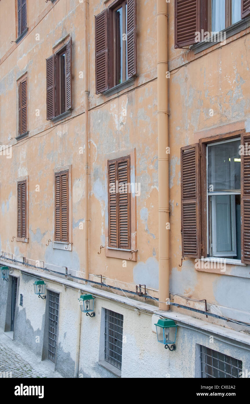 Architektonisches Detail in Bracciano bei Rom, Italien Stockfoto