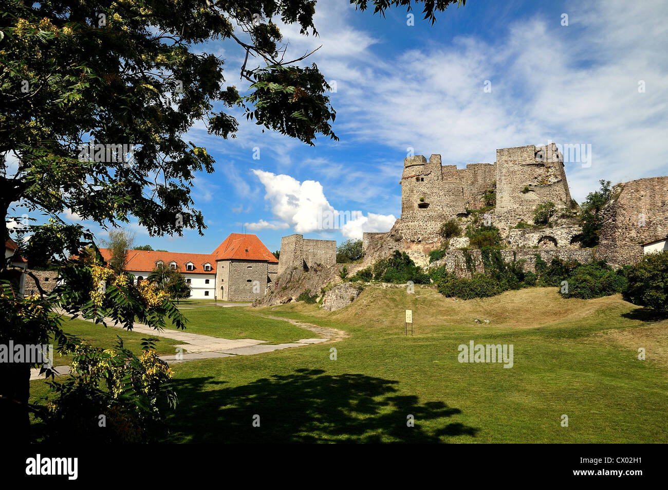 Burg in Levice Slowakei Europa Stockfoto
