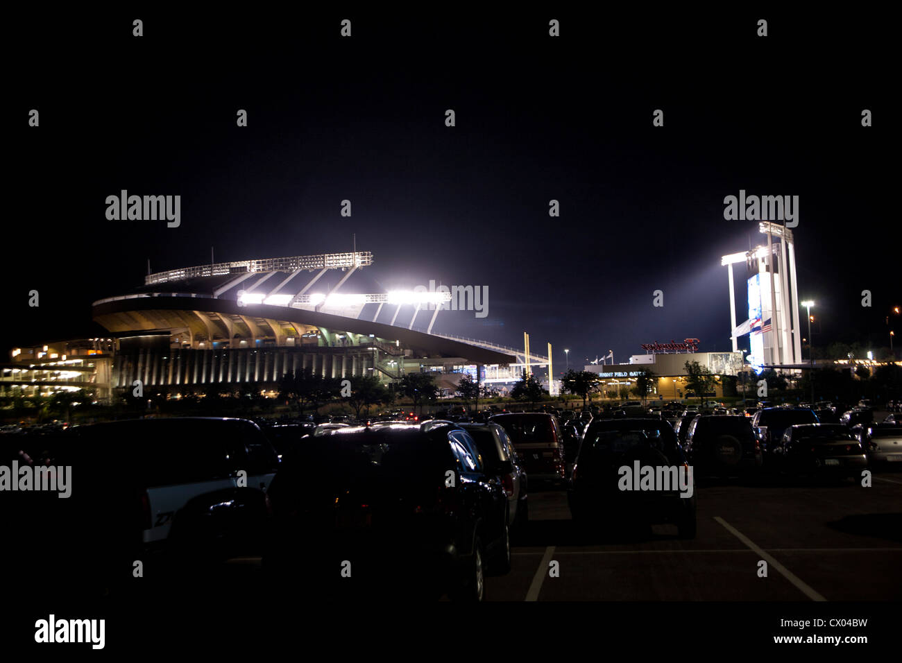 Kauffman Stadium - Kansas City Royals Stockfoto