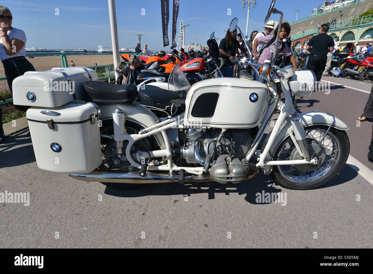 BMW Motorrad mit Beiwagen Stockfotografie - Alamy