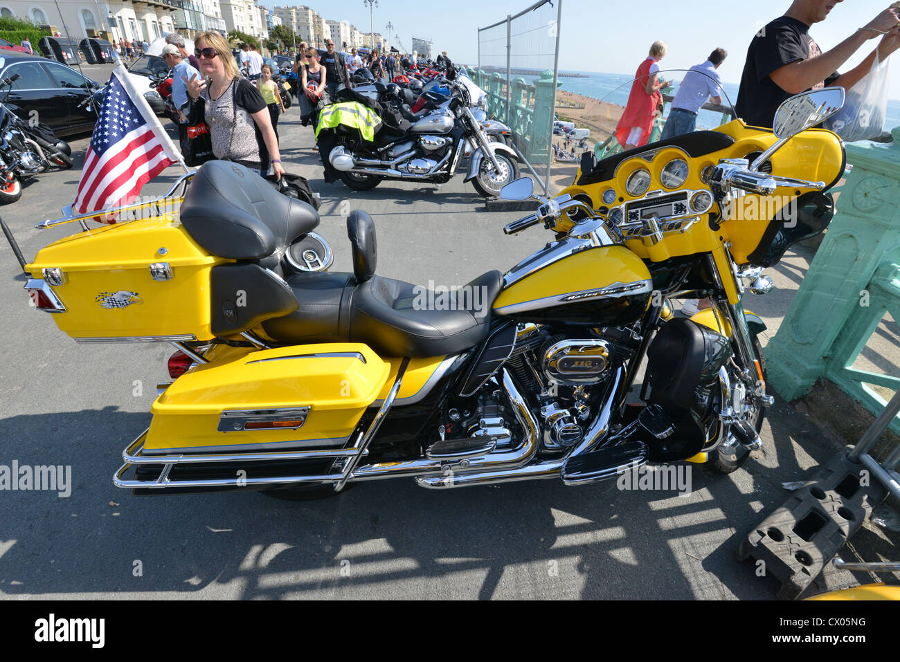 Harley Davidson Screaming Eagle Electra Glide Stockfoto