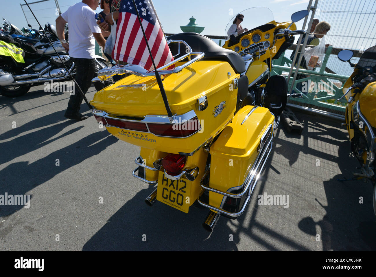 Harley Davidson Screaming Eagle Electra Glide Stockfoto