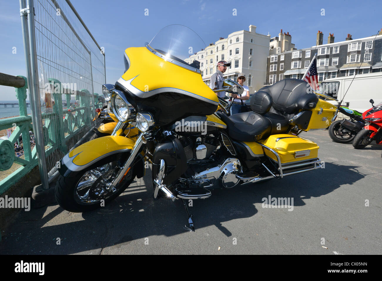 Harley Davidson Screaming Eagle Electra Glide Stockfoto