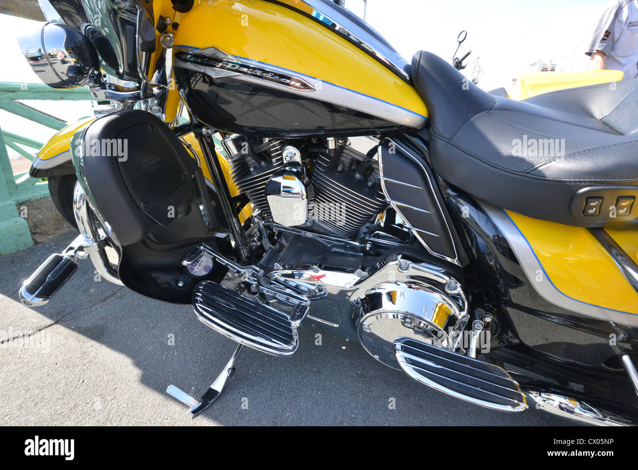 Harley Davidson Screaming Eagle Electra Glide Stockfoto