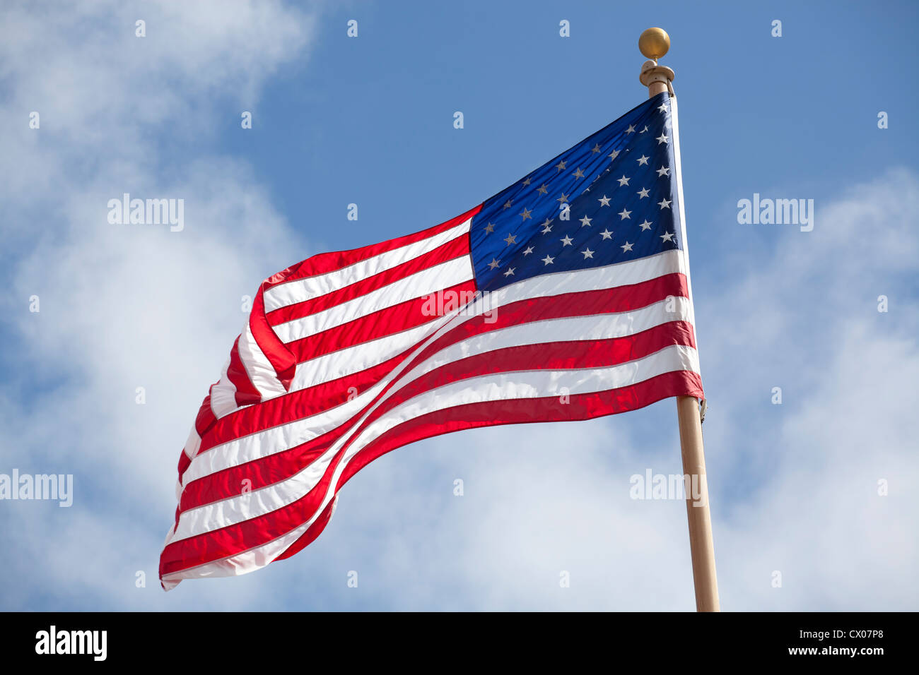 USA Flagge Stockfoto