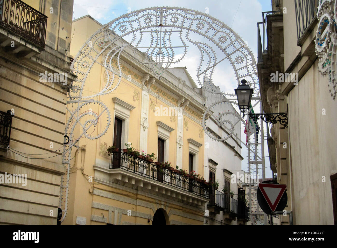 Italien, Apulien, Galatina, Altstadt Stockfoto