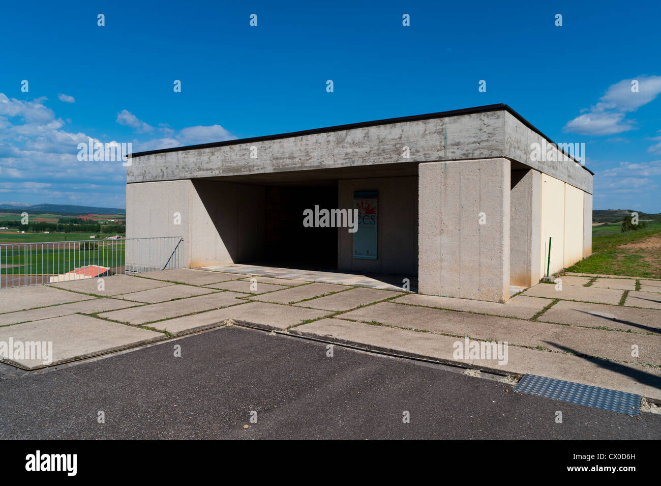 Museum der archäologischen Stätte von Clunia Sulpicia, Burgos, Castilla y Leon, Spanien, Europa. Stockfoto