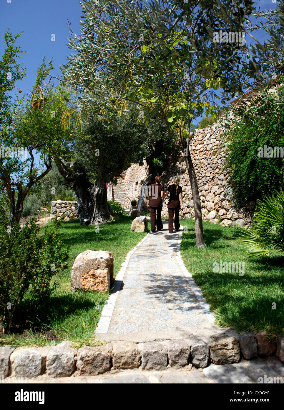 Belmond La Residencia Hotel, Mallorca Stockfoto