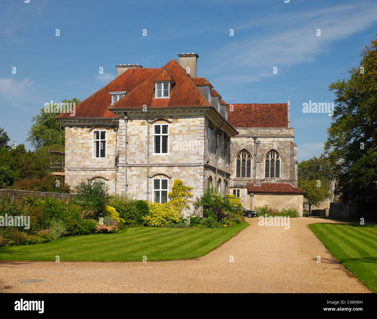 Wolvesey Palace auch bekannt als Bishops House, Winchester. Stockfoto