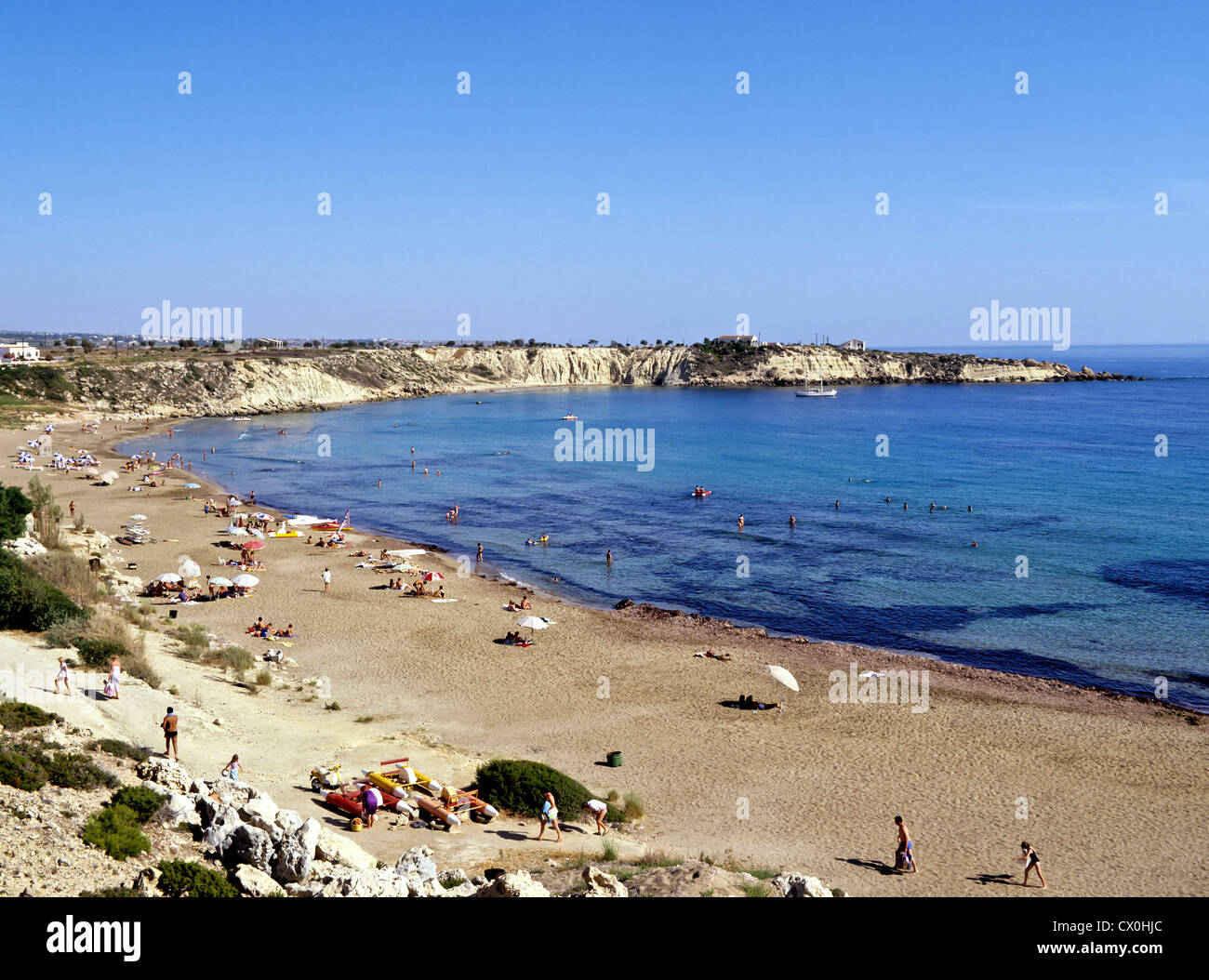 8114. Coral Bay, Zypern Stockfoto