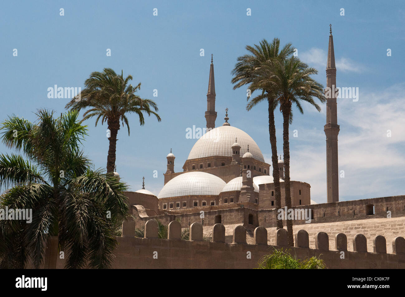 Muhammad-Ali-Moschee, die Zitadelle Kairo Ägypten Stockfoto
