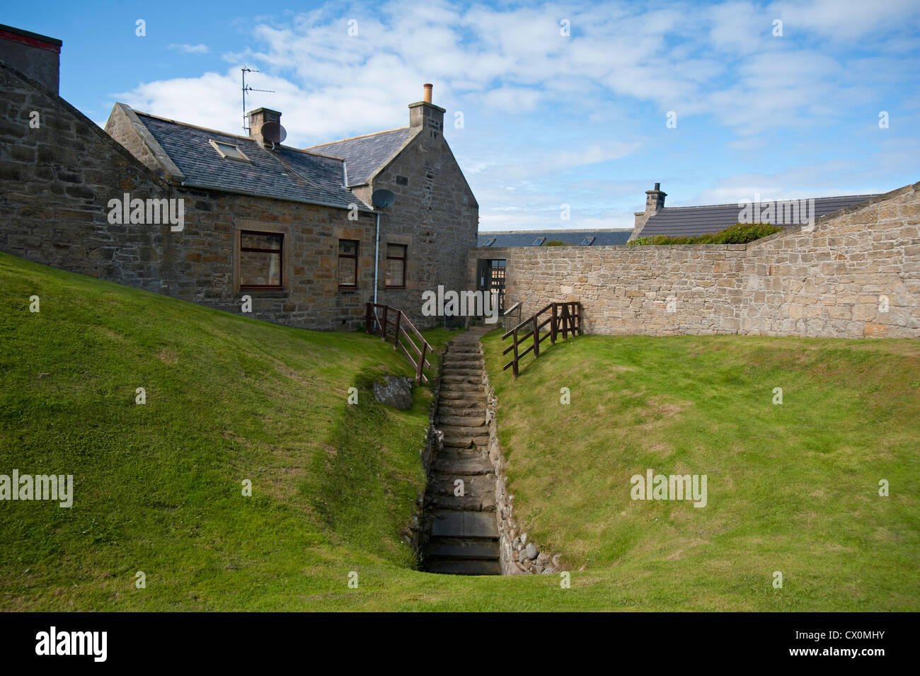 Die Burghead unterirdischen prähistorischen, Moray gekammert. Grampian Schottland.  SCO 8428 Stockfoto