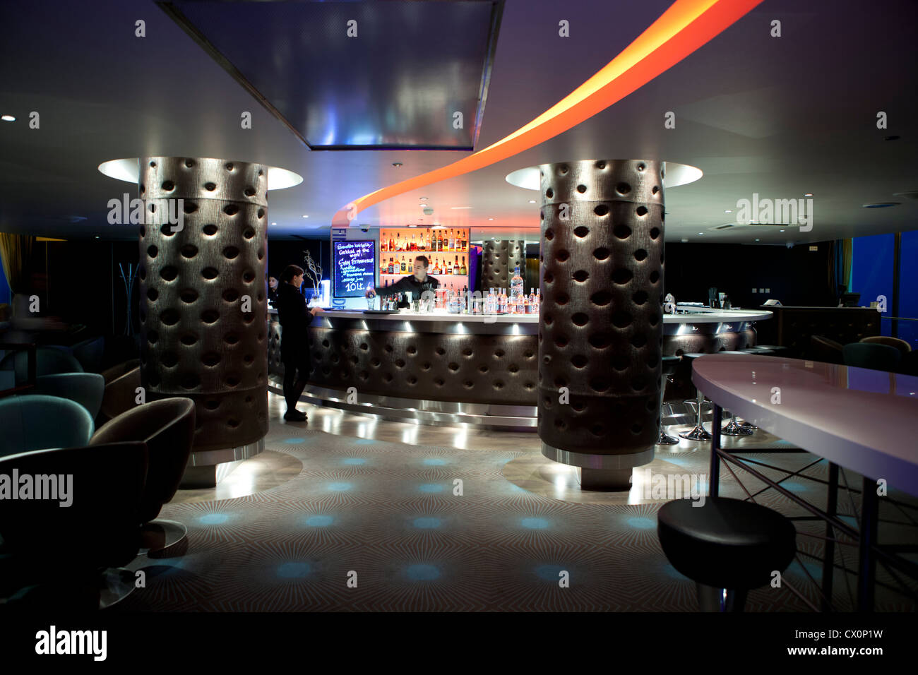 Sky barRadisson BLU Hotel Vilnius Litauen Stockfotografie Alamy