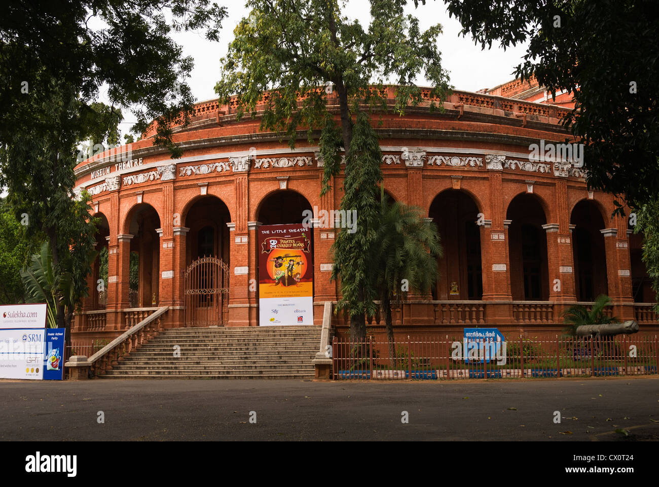 Elk201-4015 Indien, Tamil Nadu, Chennai, Government Museum, Theater Stockfoto
