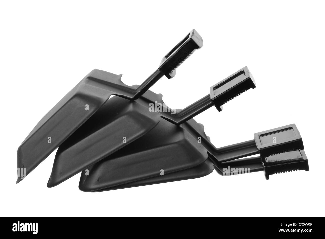 Backformen mit Griffen Stockfoto