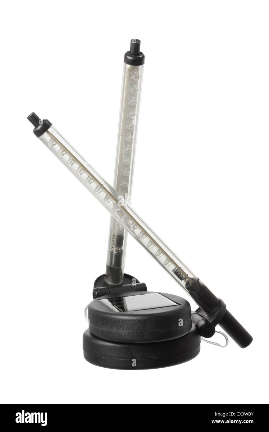 Solarenergie-Leuchten Stockfoto