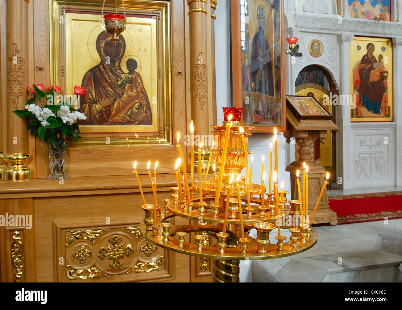 Kathedrale der Heiligkreuz des Erlösers und St.. Evphrosinija Kloster, Polozk, Weißrussland Stockfoto