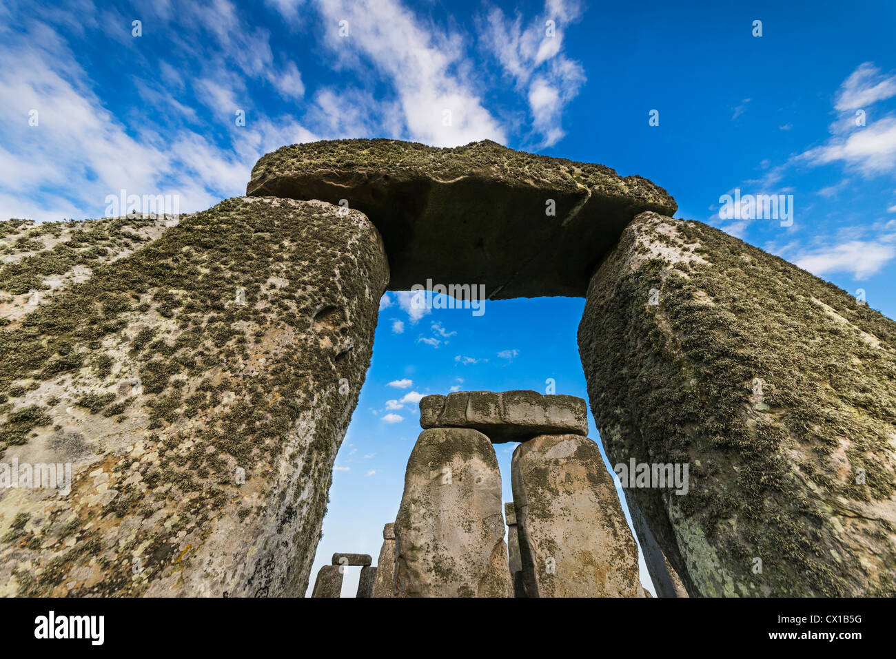 Großbritannien, England, Wiltshire, Stonehenge Denkmal Stockfoto